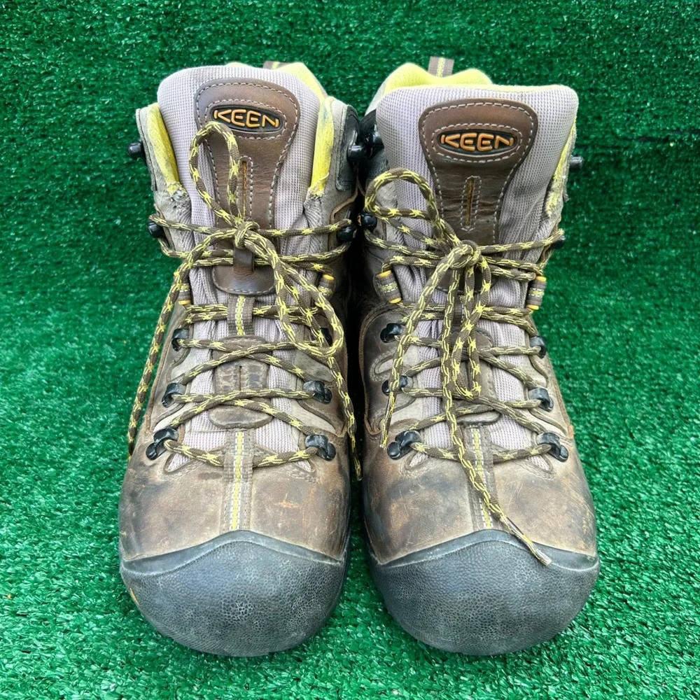 Keen Utility‎ Mens 11.5 D Brown Leather Work Boots ASTM F2413-18 EH 1007025D
